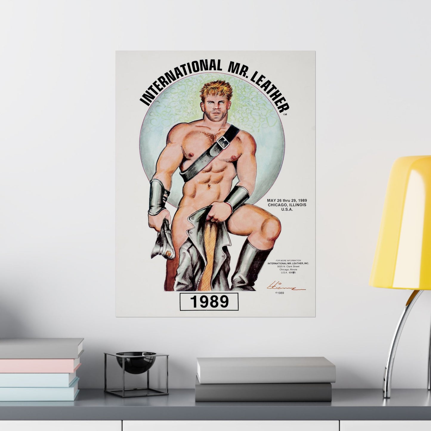 1989 International Mr. Leather Poster Reprint