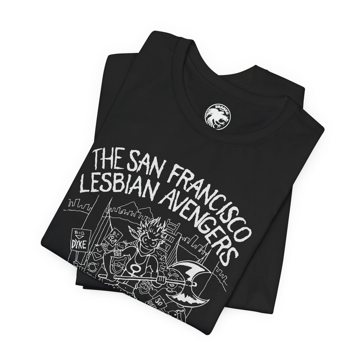 San Francisco Lesbian Avengers (Replica Protest Shirt/Mid-90's)