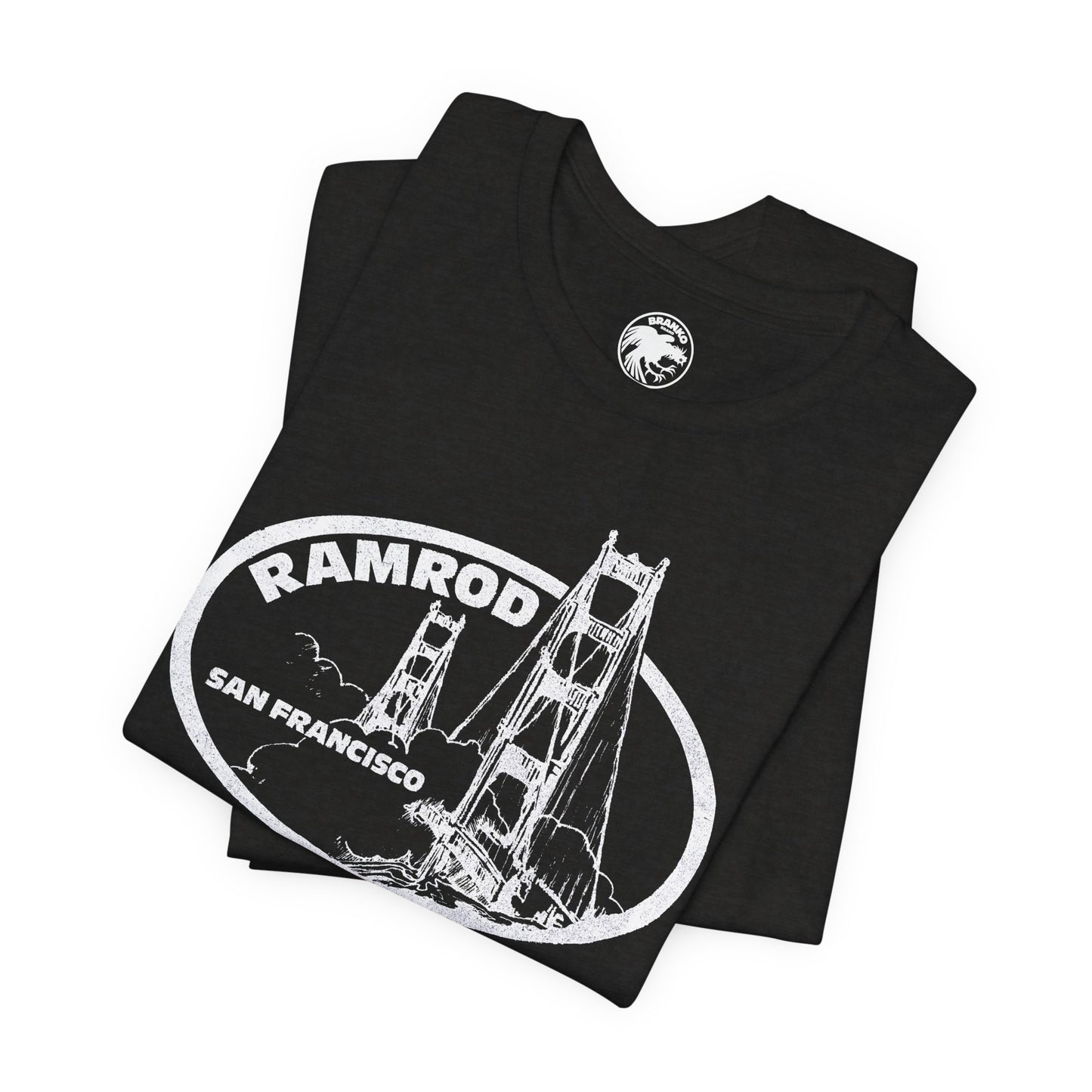 Ramrod San Francisco (San Francisco Leather & Cowboy Bar 1968-1983/Replica Promo Tee with Vintage Grunge Effect)