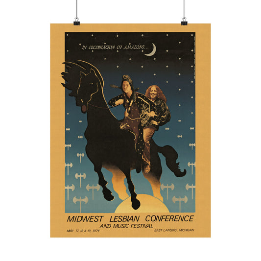 Midwest Lesbian Conference & Music Festival (Poster Reprint/1974)