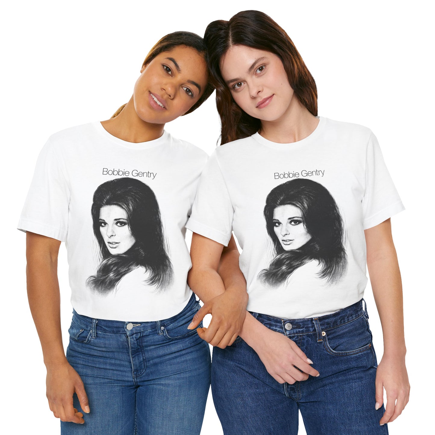 Bobbie Gentry (Oversized Portrait with Vintage Print Effect)