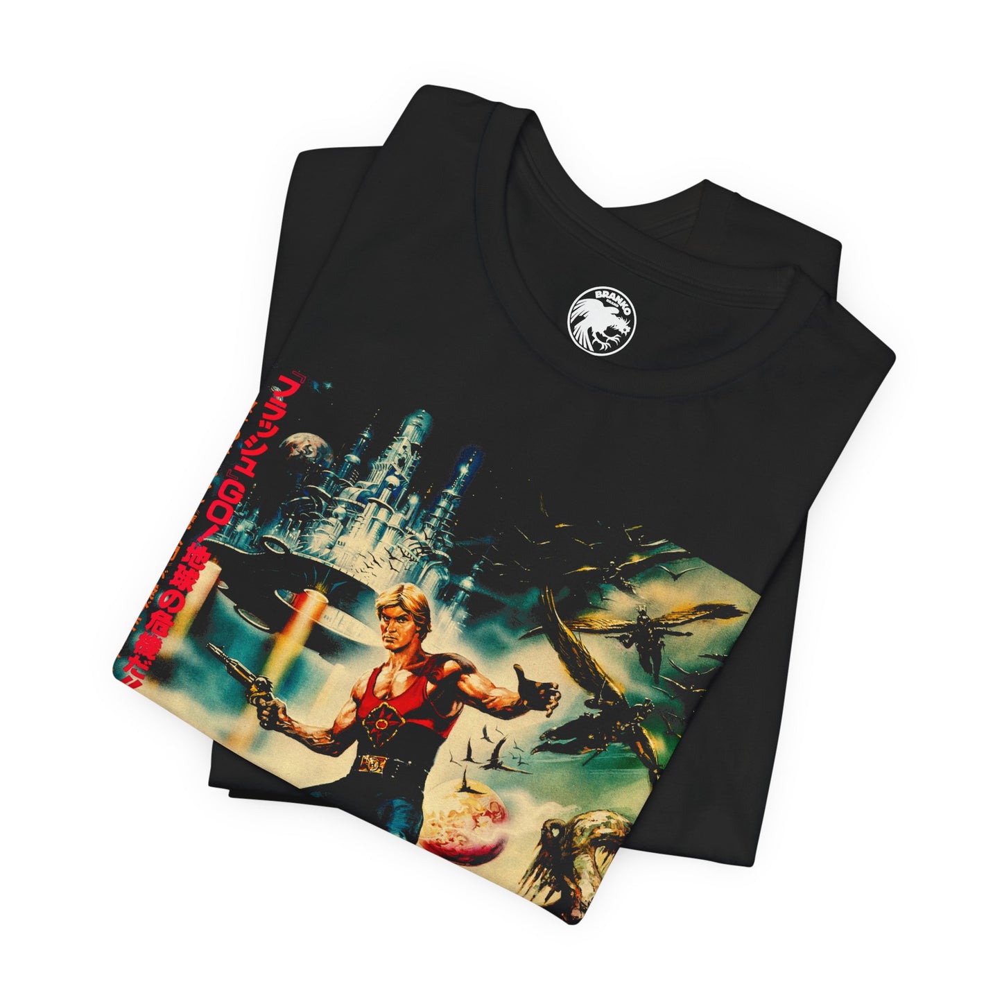 Flash Gordon (Oversized Japanese Promo Image with Vintage Print Effect)