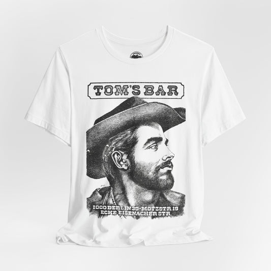 Tom's Bar (Iconic Berlin Germany Gay Bar/Tom of Finland Inspired/1982-2024/Graphic with Vintage Effect)
