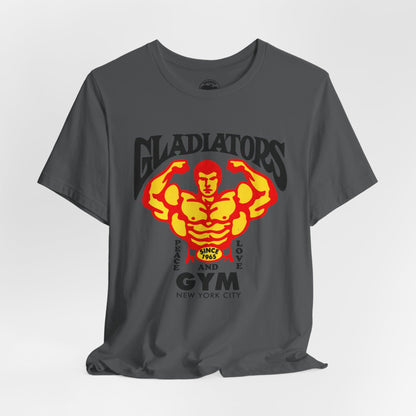 Gladiators Gym (Replica Promo Tee/New York City Gym/Lower East Side Icon and Landmark)