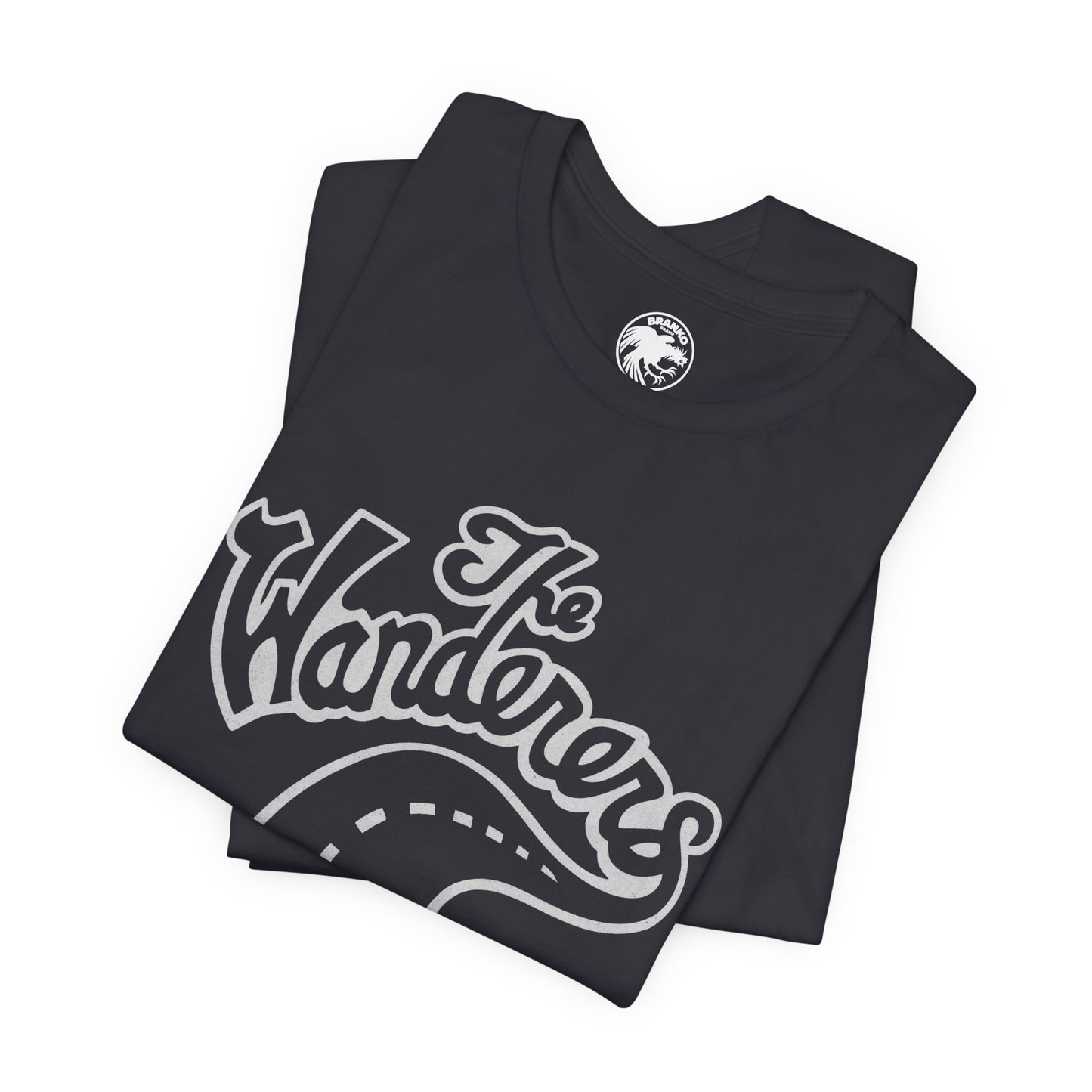 The Wanderers (Gang Jacket Logo in White with Vintage Print Effect)