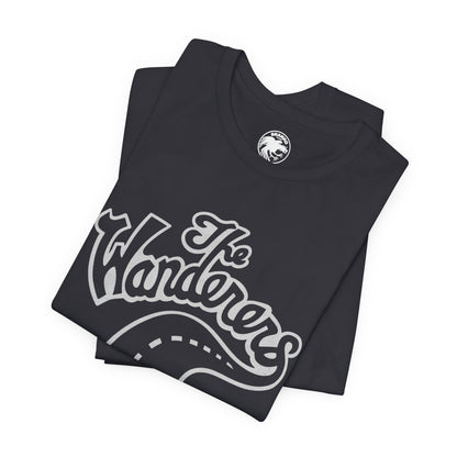 The Wanderers (Gang Jacket Logo in White with Vintage Print Effect)