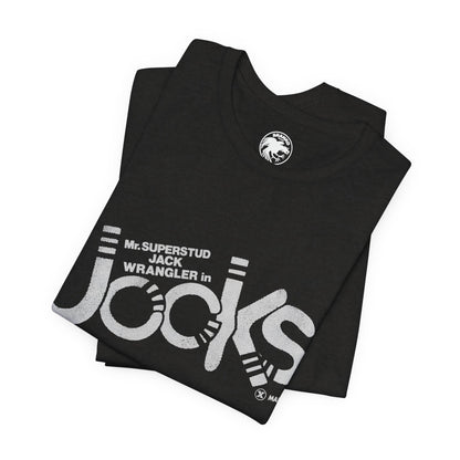 Jock's (Replica 70's Gay Adult Film Promo Tee/Jack Wrangler/70's Gay Porn)