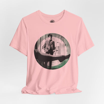 The Graduate (Mod Circle Graphic with Vintage Print Effect/Dustin Hoffman/Anne Bancroft/Mrs. Robinson)