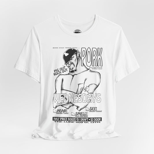 Pork (Flyer for Wednesday Nights at The Lure in New York City/Gay Leather Bar)