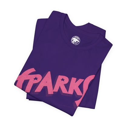 Sparks (Oversized Logo with Vintage Print Effect)