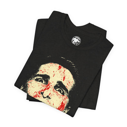 American Psycho (Oversized Graphic Patrick Bateman Bloody Face with Vintage Print Effect/Mary Harron/Christian Bale)
