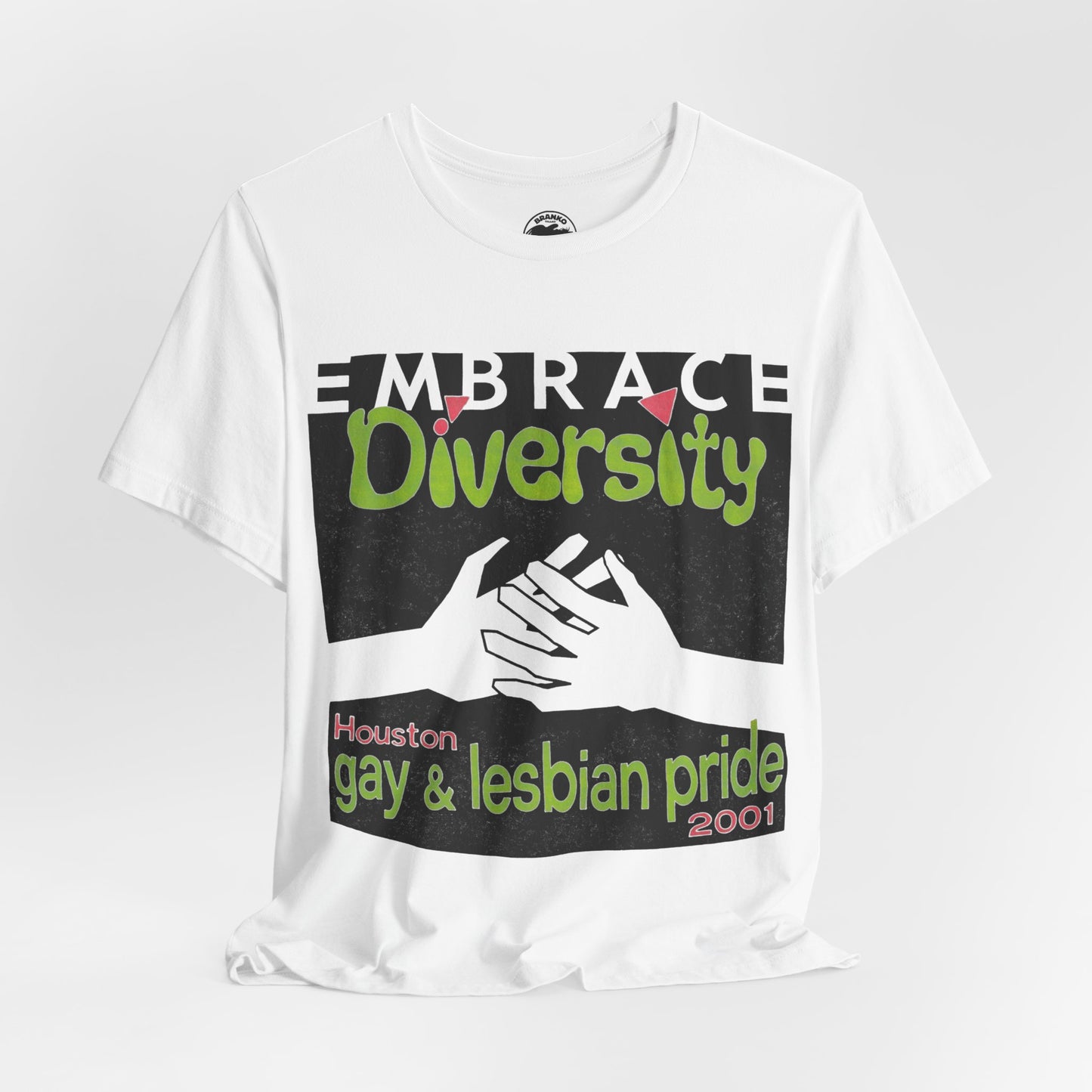 2001 Houston Gay & Lesbian Pride (Replica Promo Tee/Pride Month Shirt)