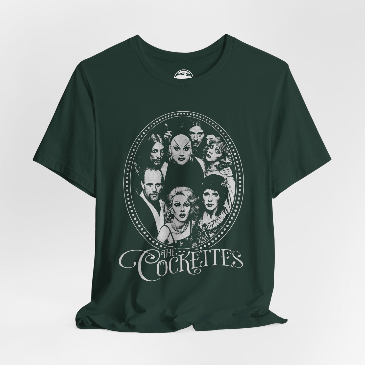 The Cockettes (Graphic with Vintage Print Effect/Divine/Hibiscus)