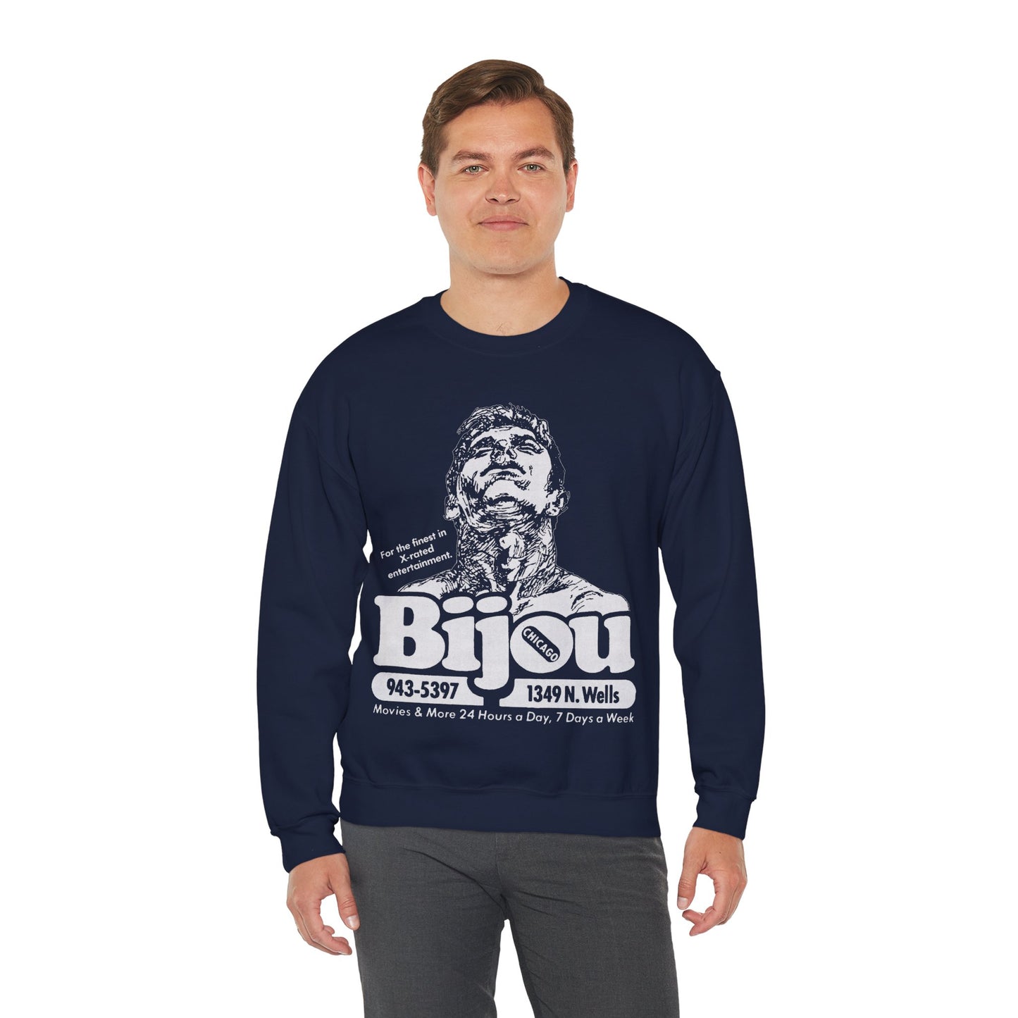 Bijou Theater Chicago Sweatshirt (Chicago Gay Porno Theater/1970-2015)