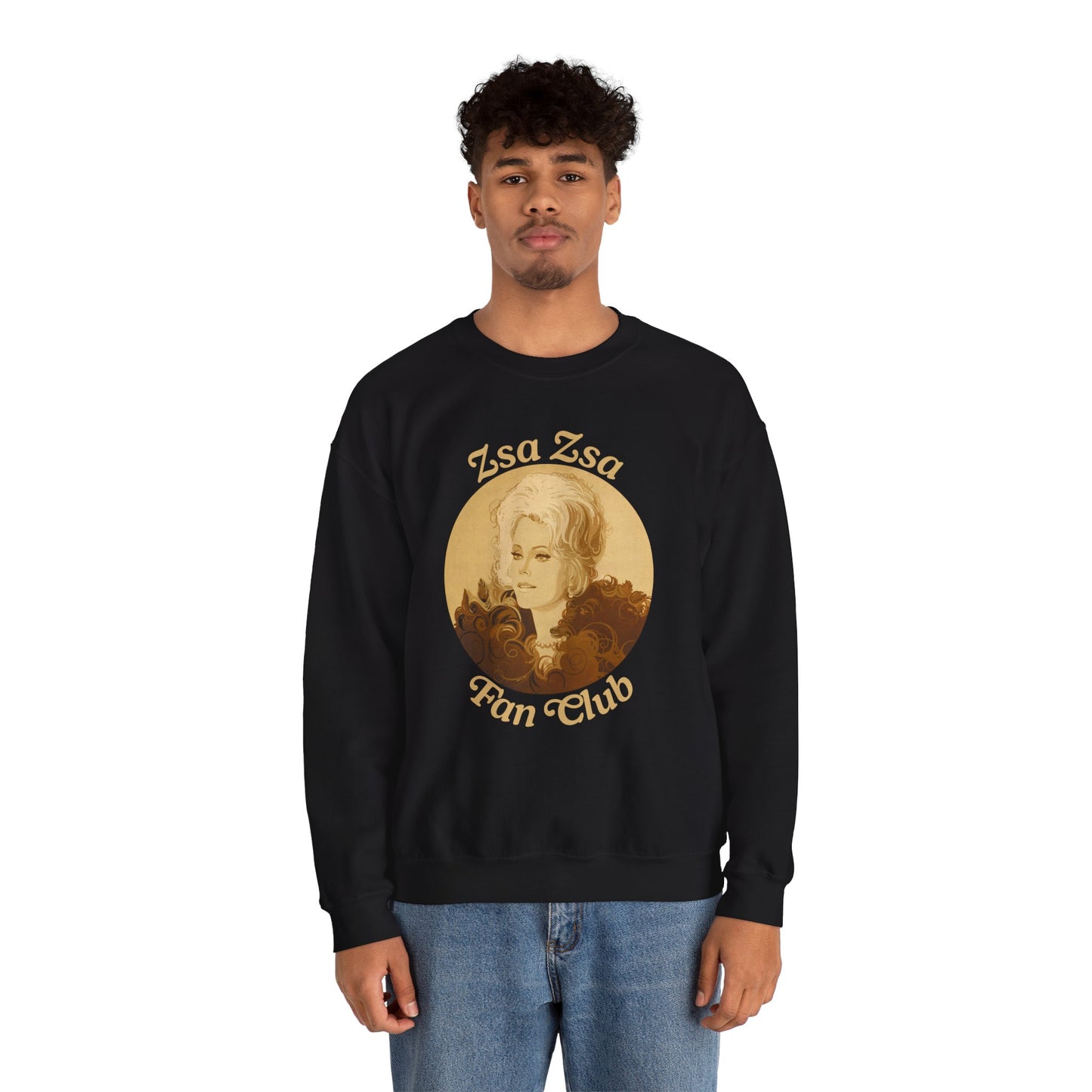 Zsa Zsa Fan Club Sweatshirt (Zsa Zsa Gabor Portrait from Dean Martin's Roast)