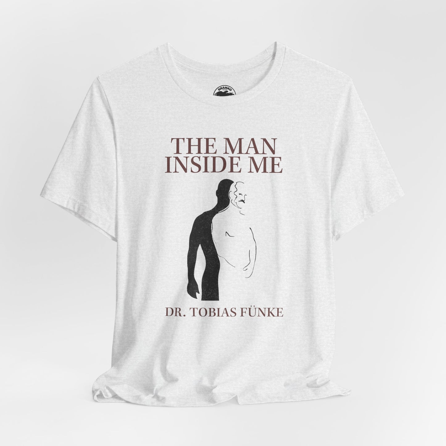 The Man Inside Me by Tobias Fünke (Book Cover Graphic with Vintage Print Effect/Arrested Development)