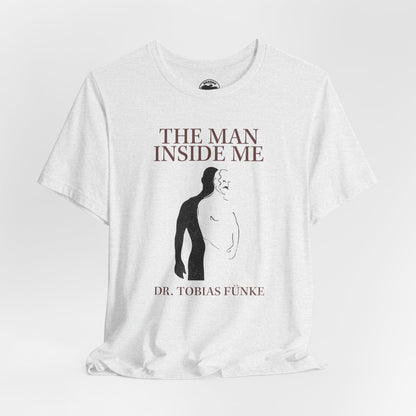The Man Inside Me by Tobias Fünke (Book Cover Graphic with Vintage Print Effect/Arrested Development)