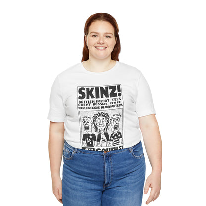 SKINZ! (South Street Philadelphia Counter Culture Shop/Replica Promo Shirt/Skinz South Street)