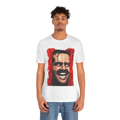 The Shining (Oversized Jack Nicholson Face with 80's Print Effect/Here’s Johnny)