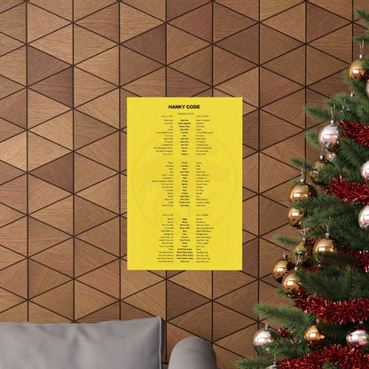 Hanky Code Poster (Branko Brand Gay Hanky Code Poster)