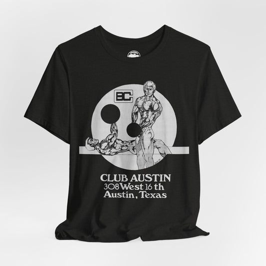 Club Austin (Replica Austin Club Bath Chain Promo Shirt/Gay Bathhouse/Club Baths Shirt)