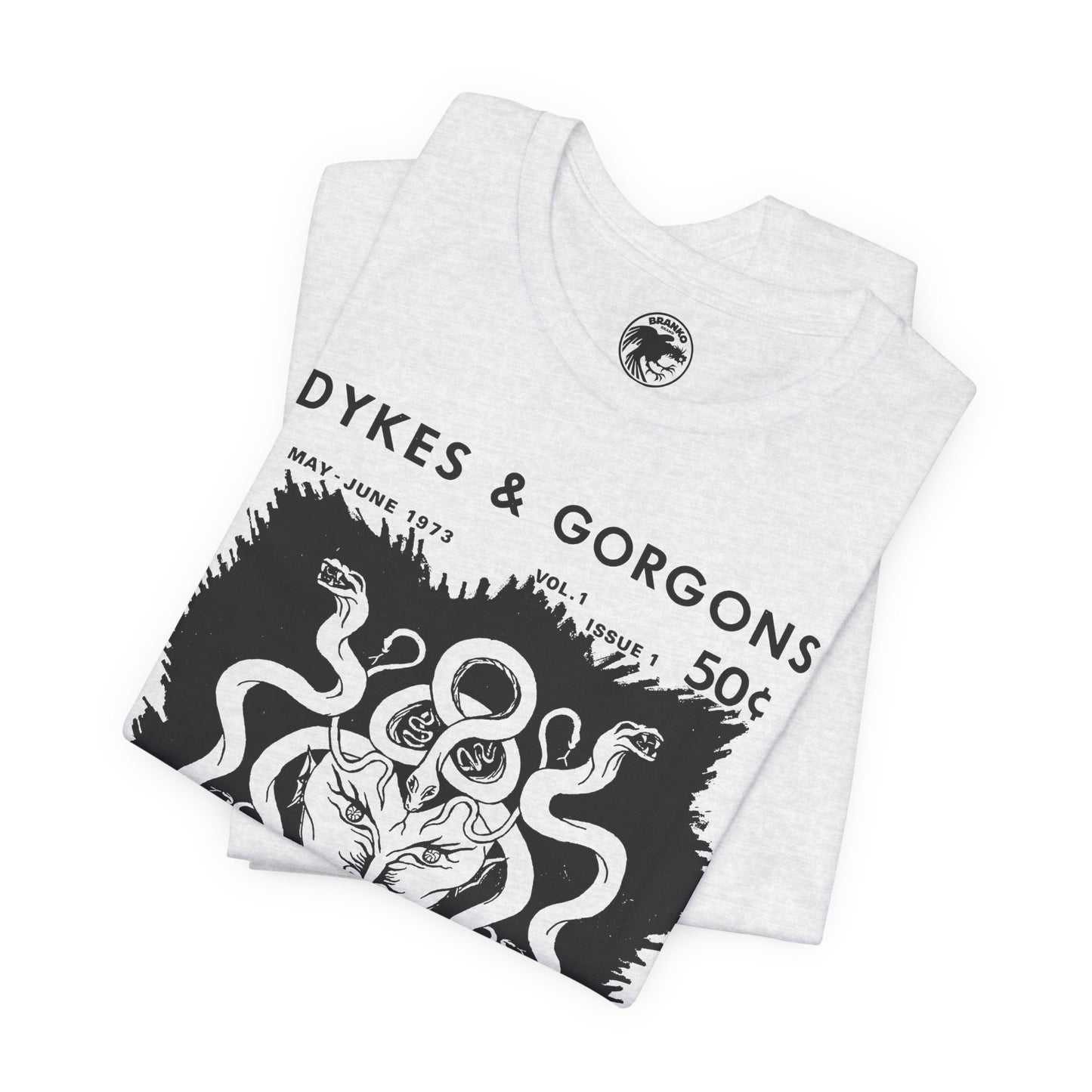 Dykes & Gorgons (1973 Lesbian Zine Cover Art)