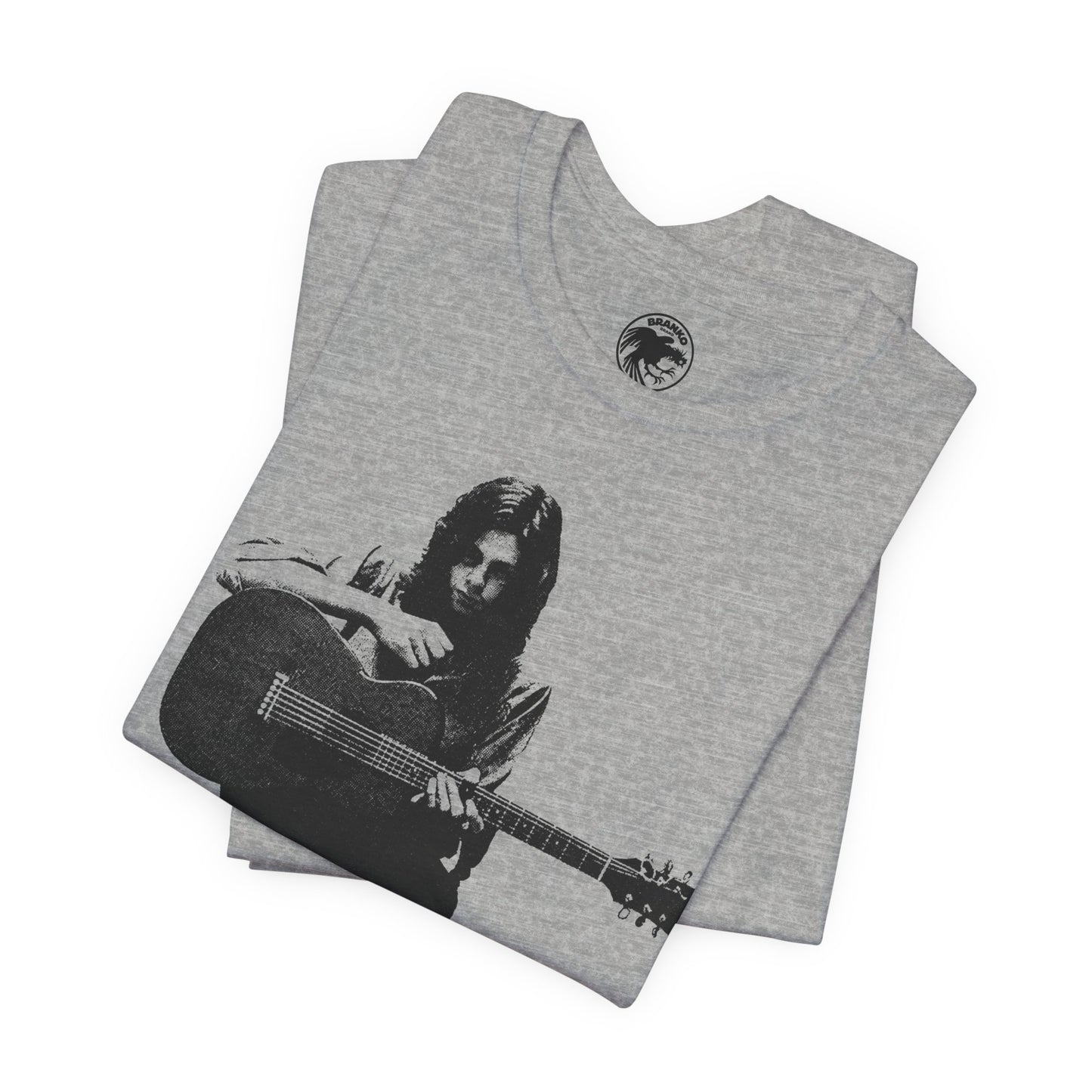 Nick Drake (Oversized Bryter Later Image with Vintage Grunge Effect)