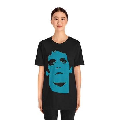 Lou Reed (The Blue Mask Artwork with Vintage Print Effect)