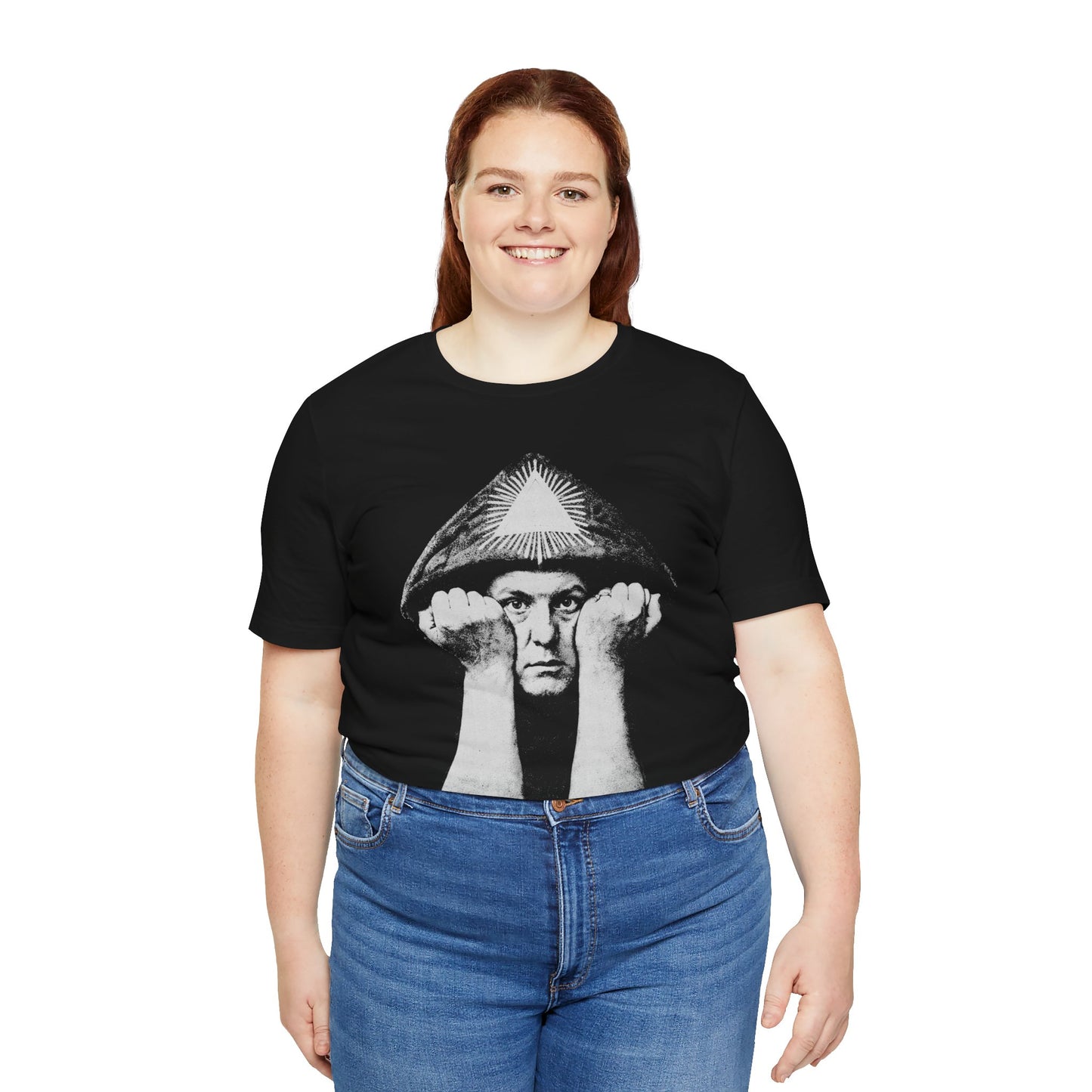 Aleister Crowley (Oversized Graphic with Vintage Print Effect)