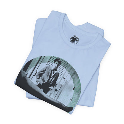 The Graduate (Mod Circle Graphic with Vintage Print Effect/Dustin Hoffman/Anne Bancroft/Mrs. Robinson)