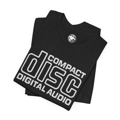 Compact Disc Logo (Graphic Logo with Vintage Print Effect)