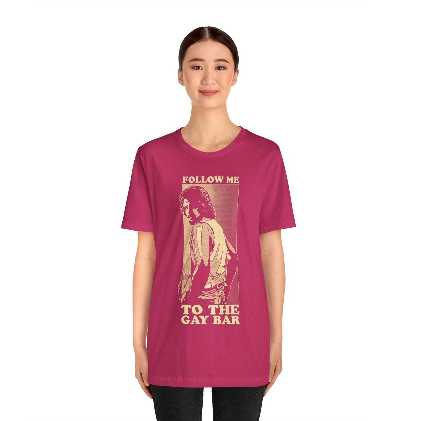 Follow Me to the Gay Bar (Custom Vintage Style Print)