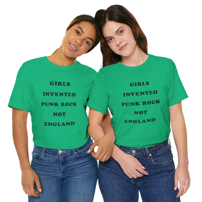 “Girls Invented Punk Rock, Not England”  (Replica Kim Gordon Sonic Youth Tee)
