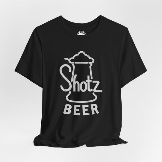 Shotz Beer (Logo with Vintage Print Effect/Laverne & Shirley)