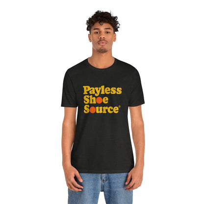Payless Shoe Source (Replica 80's Promo Shirt with Vintage Print Effect)