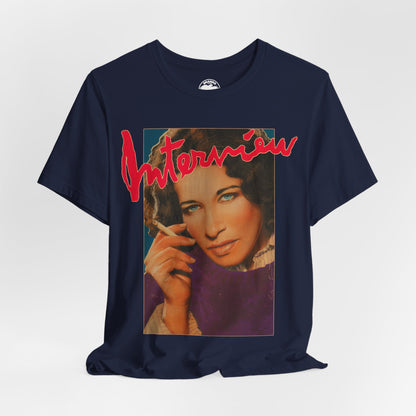 Fran Lebowitz (Interview Magazine Cover with Vintage Print Effect)