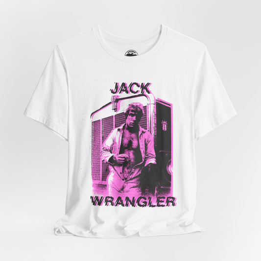 Jack Wrangler (Gay Adult Film Legend/Graphic with Vintage Print Effect)