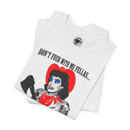 Joan Crawford (Replica 90's Don't Fuck With Me Fellas Tee)