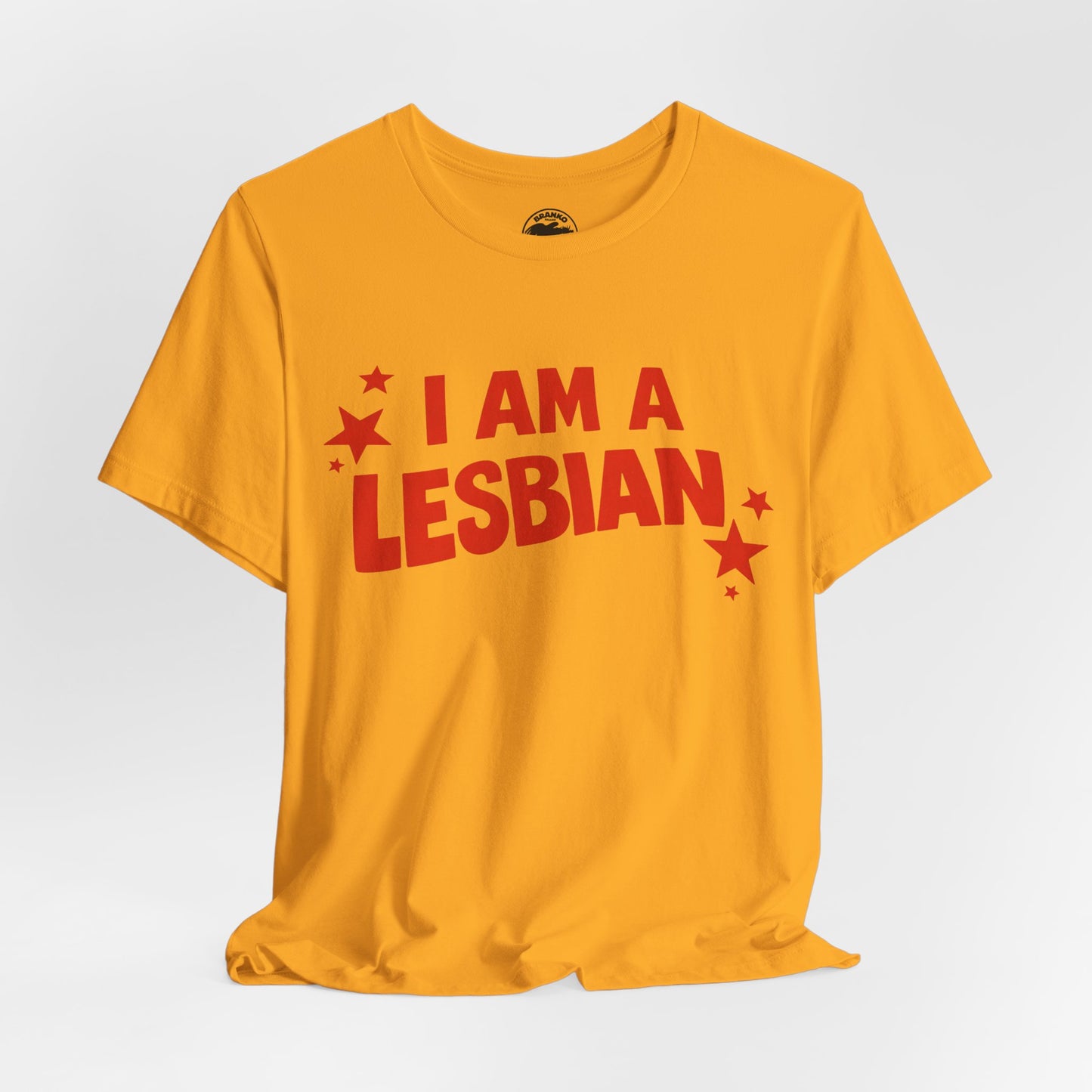 I Am A Lesbian (Replica Lyn Cooper 1974 International Women's Day Protest Shirt)