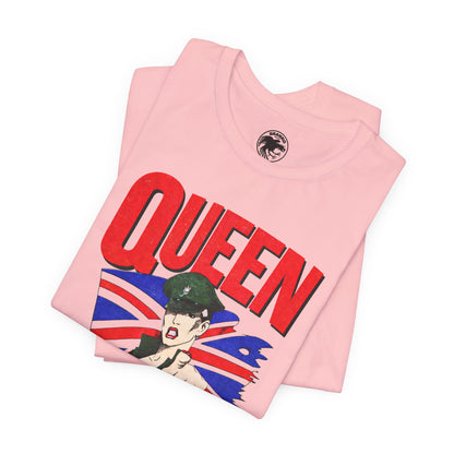 Queen (Replica 1982 Tour Shirt Front Design/Freddie Mercury Shirt)