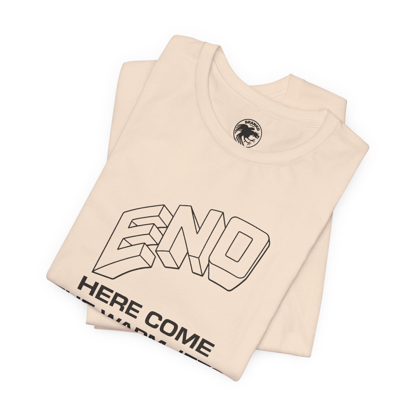 Brian Eno (Replica Early 70's Here Come the Warm Jets Promo Shirt/Eno Warm Jets)