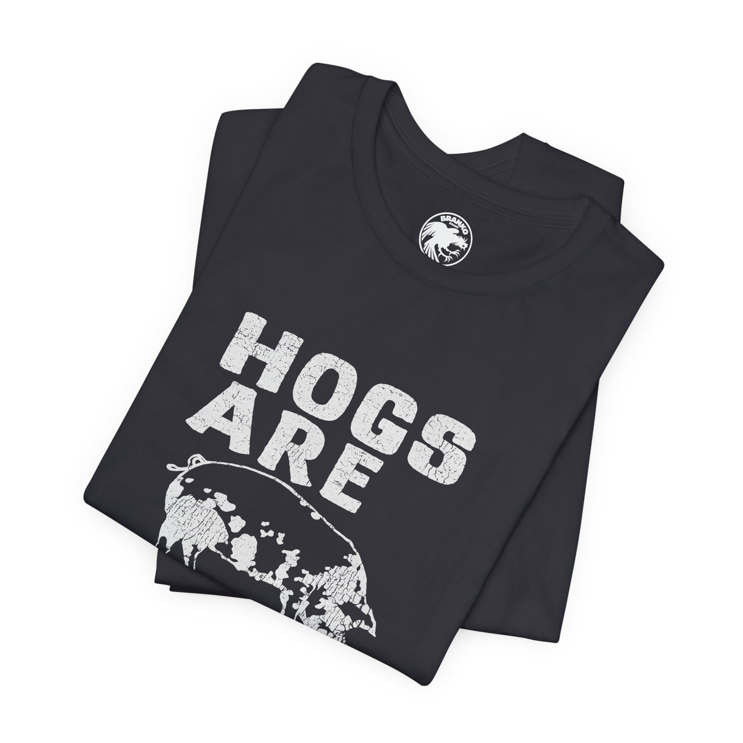 Hogs are Beautiful (Replica 70's Harley Davidson Rider Novelty Shirt)