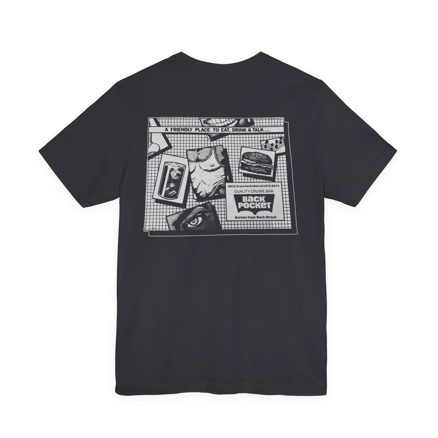 The Back Pocket (Detroit Gay Cruising Bar & Pool Hall/1980-2000/Design on Front and Back)