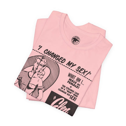 Glen or Glenda? (Large scale graphic with vintage print effect/Ed Wood Shirt)