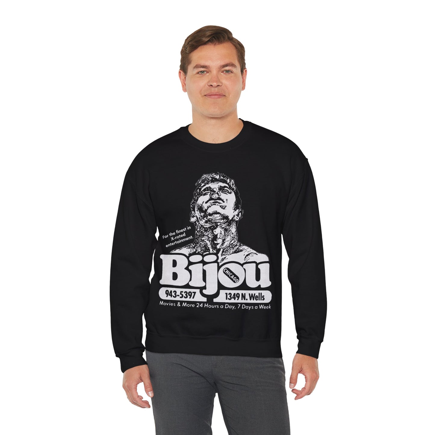 Bijou Theater Chicago Sweatshirt (Chicago Gay Porno Theater/1970-2015)