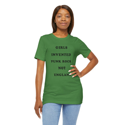 “Girls Invented Punk Rock, Not England”  (Replica Kim Gordon Sonic Youth Tee)