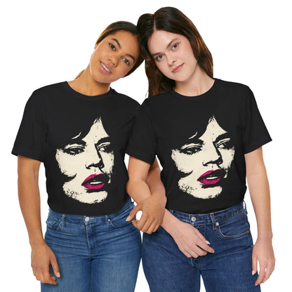 Mick Jagger Performance (Large Graphic with Vintage Print Effect)