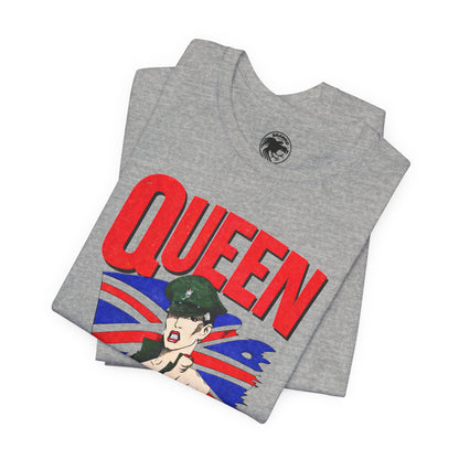 Queen (Replica 1982 Tour Shirt Front Design/Freddie Mercury Shirt)