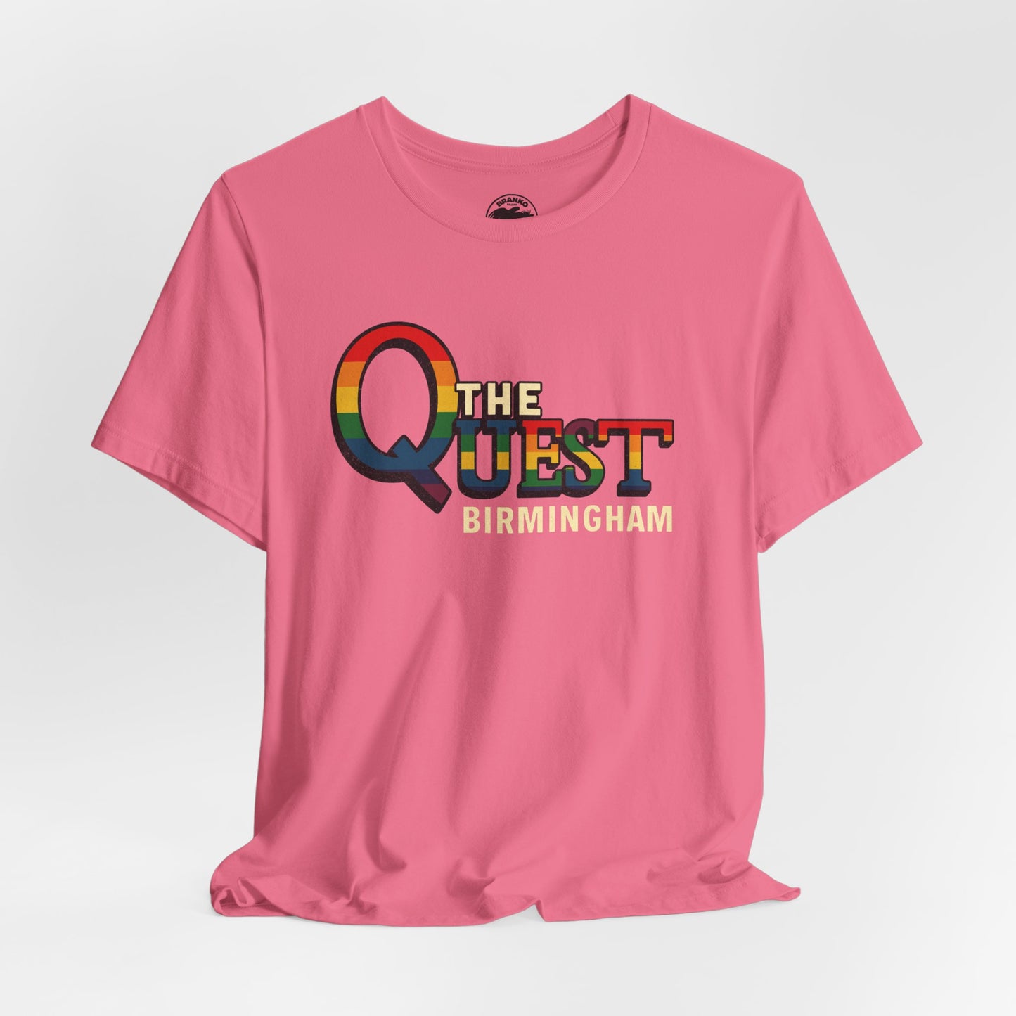 The Quest (Birmingham Alabama Gay Club/1977-2022/Replica Wall Mural Logo with Vintage Print Effect)