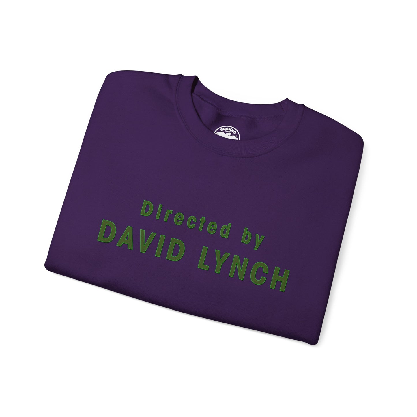 Directed by David Lynch Sweatshirt (Twin Peaks Font/David Lynch Shirt)